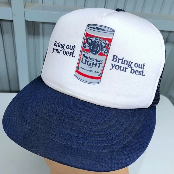 Other - Vintage Bud Light Trucker Mesh Baseball Hat
